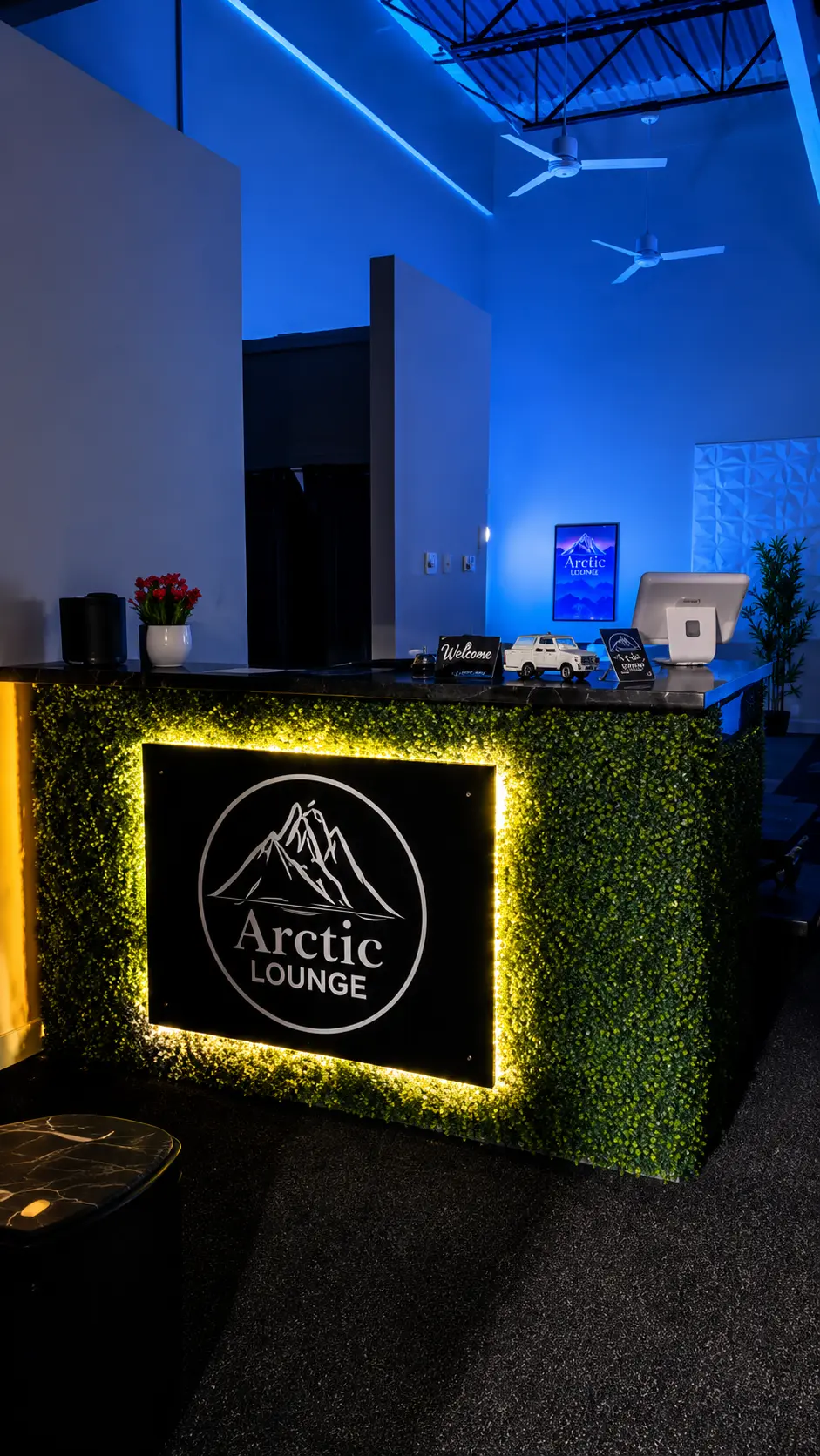 Infrared sauna at The Arctic Lounge